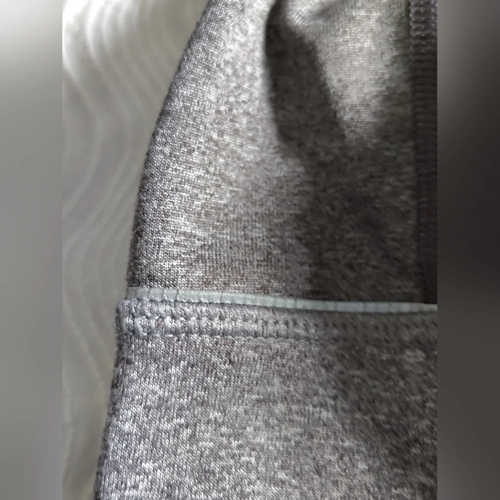 LL Bean Kids' Full-Zip Hoodie Sweatshirt Size Large L 14-16 Gray Fleece Interior